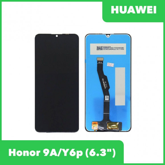 Модуль для Huawei Honor 9A, Y6p с тачскрином, черный