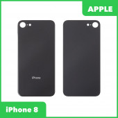 Задняя крышка корпуса для Apple iPhone 8, черная (категория А) Задняя крышка корпуса для Apple iPhone 8, черная (категория А)