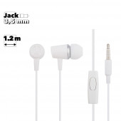 Гарнитура Hoco M34 Honor Music Universal Earphone With Mic, белая Гарнитура Hoco M34 Honor Music Universal Earphone With Mic, белая