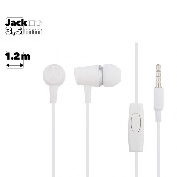 Гарнитура Hoco M34 Honor Music Universal Earphone With Mic, белая