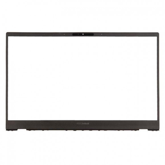 Рамка экрана (рамка крышки матрицы, LCD Bezel) для ноутбука Asus UX425JA черная, пластиковая. С разбора.
