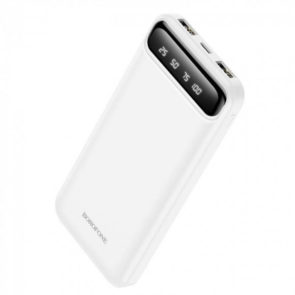 Внешний аккумулятор BOROFONE BJ14 Freeway Power bank, 2.0А (10000mAh), белый
