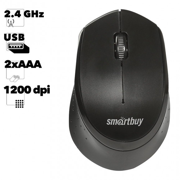 Мышь беспроводная Smartbuy ONE 333AG-K черная