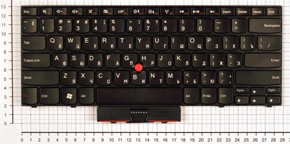 Клавиатура для ноутбука Lenovo ThinkPad Edge 14 15 E40, E50, черная