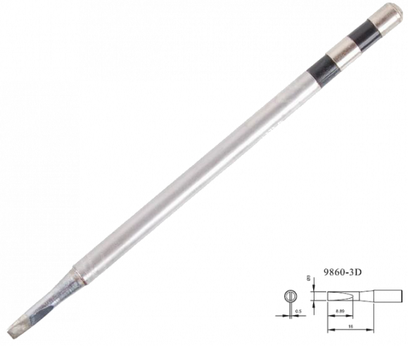 Жало для паяльника Quick 9860-3D Жало для паяльника Quick 9860-3D