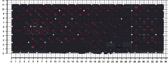 Клавиатура для ноутбука HP Omen 15-dc0000tx, 15-dc0001tx, 15-dc0002tx, черная Клавиатура для ноутбука HP Omen 15-dc0000tx, 15-dc0001tx, 15-dc0002tx, черная