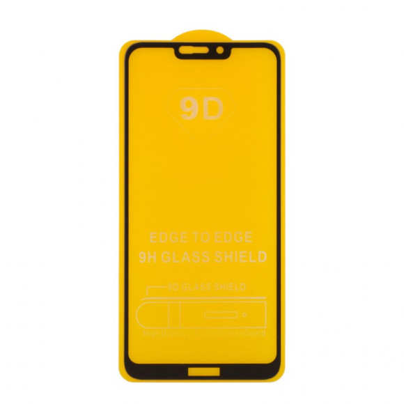 Защитное стекло Colorful Tempered Glass для Huawei Honor 8C, черная рамка