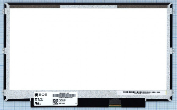 Матрица (экран) для ноутбука HB133WX1-201 13.3", 1366x768, 30 pin, LED, Slim, матовая