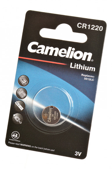 Батарейка (элемент питания) Camelion CR1220-BP1 CR1220 BL1, 1 штука