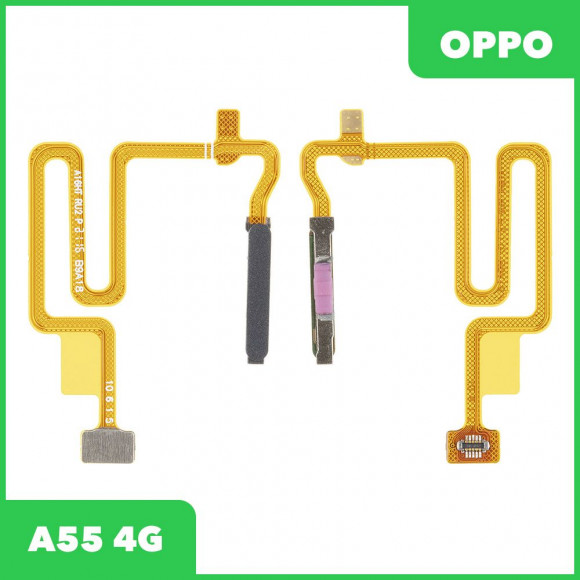 Сканер отпечатка пальца для OPPO A55 4G (CPH2325)/A74 5G (CPH2197) (кнопка включения) (черный)