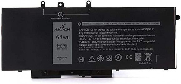 Аккумулятор (батарея) для ноутбука Dell Latitude E5580 (GJKNX) 7.6V 68Wh Аккумулятор (батарея) для ноутбука Dell Latitude E5580 (GJKNX) 7.6V 68Wh