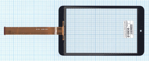 Сенсорное стекло (тачскрин) для Asus MeMO Pad 8 (ME181, ME181C), черное