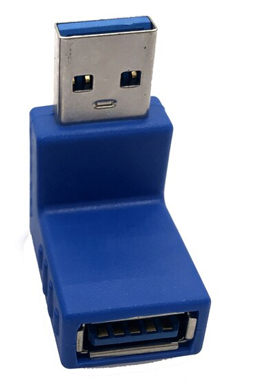 Угловой удлинитель USB Type A с поворотом наверх