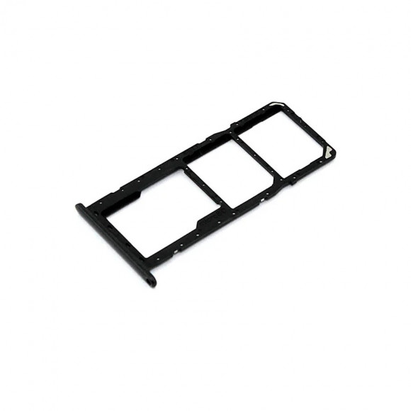 Держатель SIM Samsung A015F, A115F (A01, A11) черный