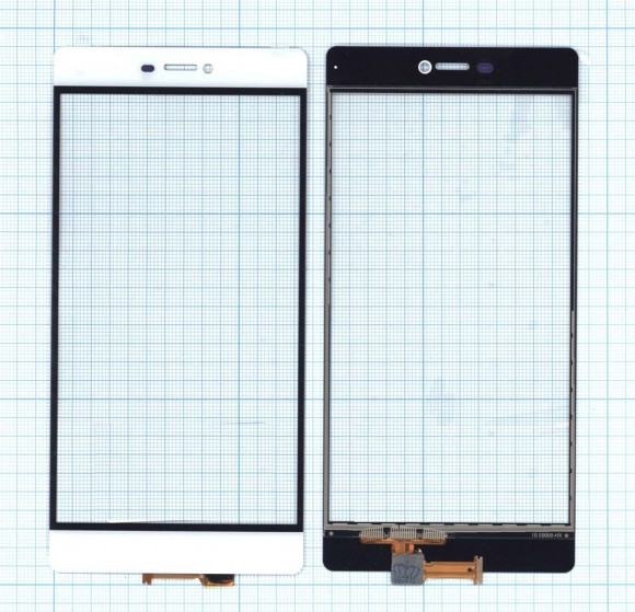 Сенсорное стекло (тачскрин) для Huawei P8, белый