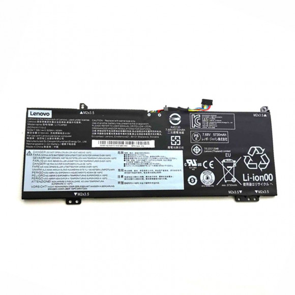 Аккумулятор (батарея) для ноутбука Lenovo IdeaPad Yoga 530-14, Xiaoxin Air 14, 15, Flex 6-14, (L17C4PB0), 5928мАч, 7.68V