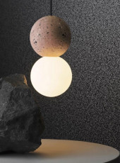 Светильник подвесной 100 мм, розовый