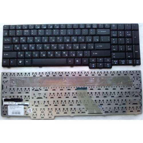 Клавиатура для ноутбука ACER ASPIRE 5335 5535 5735 5735Z 6530. РУССКАЯ РАСКЛАДКА
