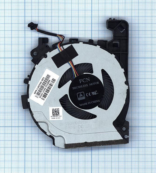 Вентилятор (кулер) для ноутбука HP Pavilion 15-CX CPU, 4-pin