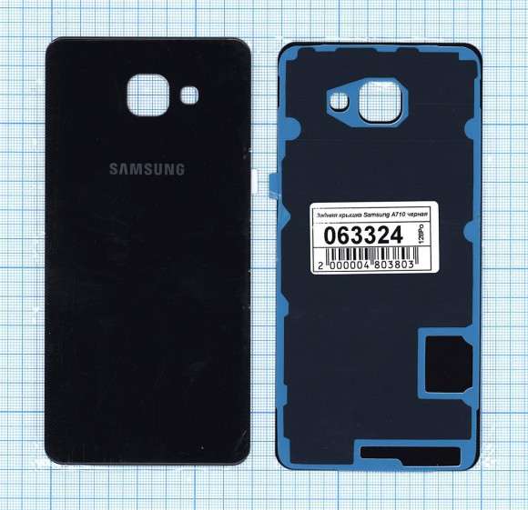 Задняя крышка корпуса для Samsung Galaxy A7 2016 (A710F), черная