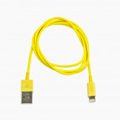 USB Lightning Cable для Apple iPhone 5, iPad Mini, iPad (желтый, коробка) USB Lightning Cable для Apple iPhone 5, iPad Mini, iPad (желтый, коробка)