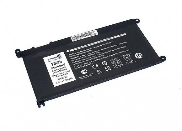 Аккумулятор (батарея) Amperin AI-5538 для ноутбука Dell 15-5538, 11.4В, 2200мАч