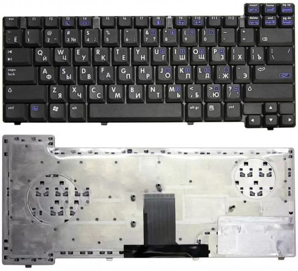 Клавиатура для ноутбука HP Compaq NX7300, NX7400, черная