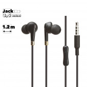 Гарнитура Hoco M58 Amazing Universal Earphones With Mic, черная Гарнитура Hoco M58 Amazing Universal Earphones With Mic, черная