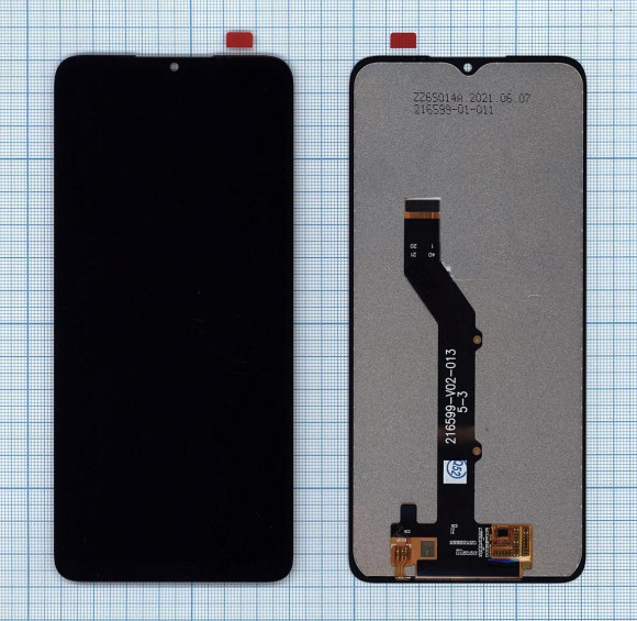 Модуль (матрица + тачскрин) для Nokia 5.3, черный