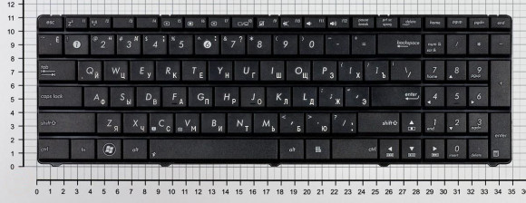 Клавиатура для ноутбука Asus K52, A52, A72, N53, B53, F50, F70, G51, G60, G73, K53, K72, черная (NSK-UGC0R)