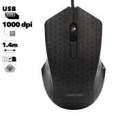 Мышь проводная с подсветкой Smartbuy ONE 334-K черная Мышь проводная с подсветкой Smartbuy ONE 334-K черная