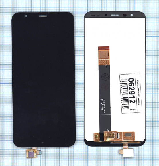 Модуль (матрица + тачскрин) для Meizu M8c, черный