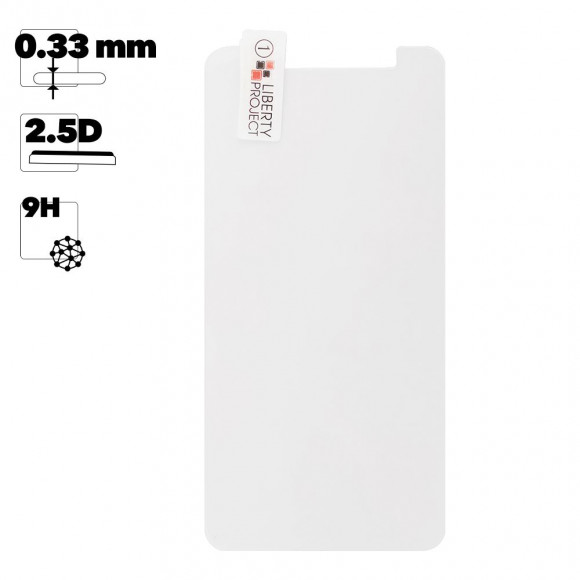 Защитное стекло "LP" для Meizu M6T Tempered Glass 0.33 мм 9H (ударопрочное)