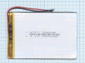 Аккумуляторная батарея Li-Pol (3x65x95мм), 2pin, 3.7В, 2500мАч Аккумуляторная батарея Li-Pol (3x65x95мм), 2pin, 3.7В, 2500мАч