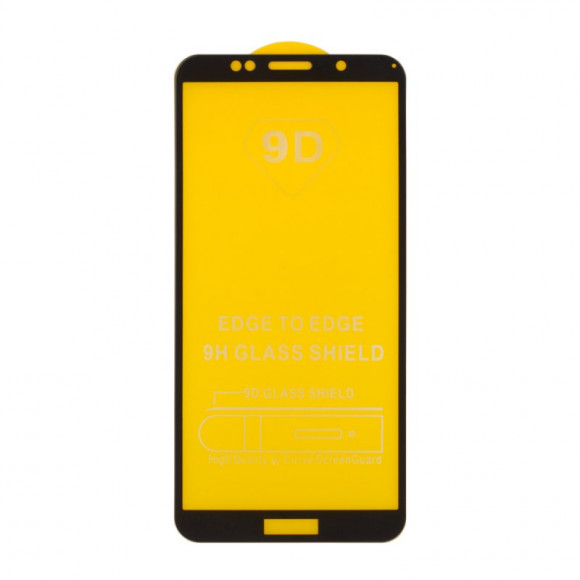 Защитное стекло Colorful Tempered Glass для Huawei Y5 Prime, черная рамка