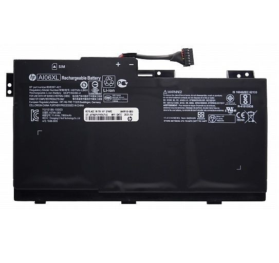 Аккумулятор (батарея) для ноутбука HP ZBook 17 G3 (AI06XL, HSTNN-LB6X), 96Wh, 8420мАч, 11.4В