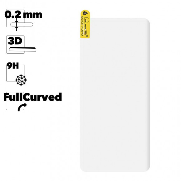 Защитное стекло 'One Minute" для Samsung Galaxy S21 Ultra 3D UV Glue Nano Liquid Full Curved Glass