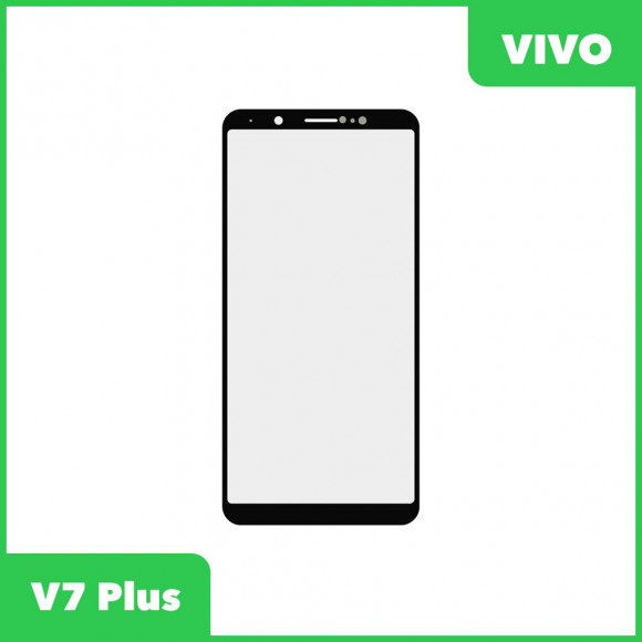 Стекло для переклейки дисплея Vivo V7 Plus, черный