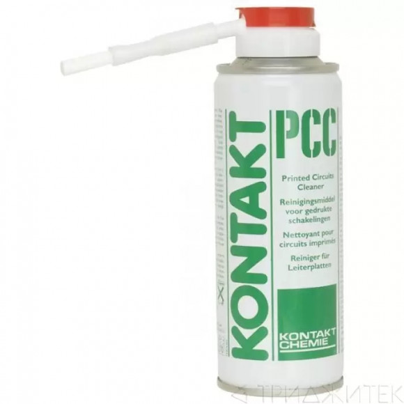 Очиститель Kontakt PСС Kontakt Chemie для удаления флюса и прочиx загрязнений после пайки, 400мл.