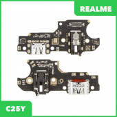Системный разъем (разъем зарядки) для Realme C25Y (RMX3269), микрофон Системный разъем (разъем зарядки) для Realme C25Y (RMX3269), микрофон