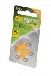 Батарейка (элемент питания) GP Hearing Aid ZA10F-D6 ZA10 BL6, 1 штука Батарейка (элемент питания) GP Hearing Aid ZA10F-D6 ZA10 BL6, 1 штука