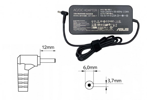 Оригинальная зарядка (блок питания) для ноутбука Asus GX531, A20-180P1A, 180W, Slim, штекер 6.0x3.7 мм