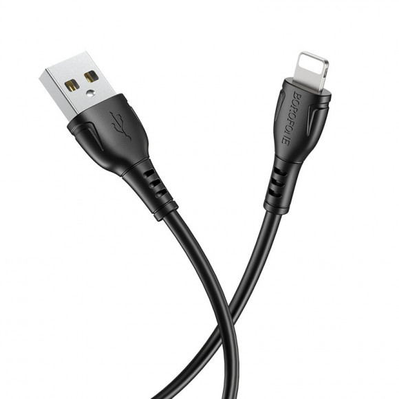 Кабель BOROFONE (BX51) Triumph Type-C to Lightning (1м) (черный)