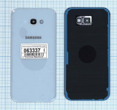 Задняя крышка корпуса для Samsung Galaxy A7 2017 (A720F), синяя Задняя крышка корпуса для Samsung Galaxy A7 2017 (A720F), синяя
