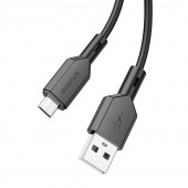 Кабель USB BOROFONE (BX70) microUSB (1м) (черный)