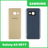 Задняя крышка корпуса для Samsung Galaxy A3 2017 (A320F), золотая Задняя крышка корпуса для Samsung Galaxy A3 2017 (A320F), золотая