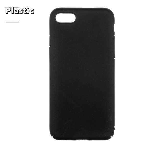 Защитная крышка "LP" для Apple iPhone 7, 8 ультратонкая Soft Touch, черная (коробка)