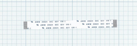 Шлейф универсальный 16 pin, шаг 0, 5мм, длина 10см