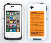 Чехол для Apple iPhone 4, 4S "Life Proof", белый (коробка)