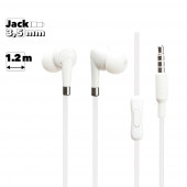 Гарнитура Hoco M58 Amazing Universal Earphones With Mic, белая Гарнитура Hoco M58 Amazing Universal Earphones With Mic, белая